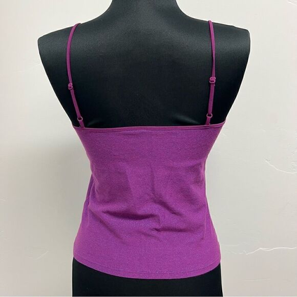 NWOT vintage y2k Victorias Secret tank in metallic purple sz S - Picture 4 of 13